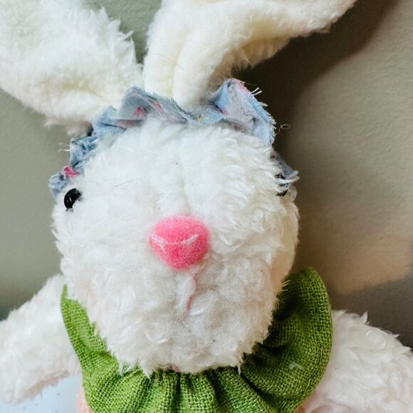 Set of 2 fabric Easter bunnies Easter decoration Spring tiered tray Easter bunny - Picture 7 of 9